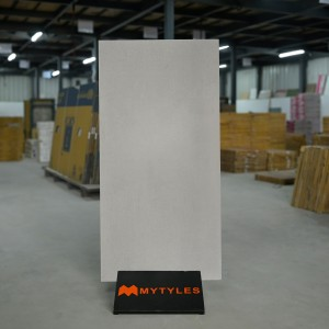 undefined-Vitrified Gray Floor and Wall Tile Code29402 (600x1200mm, Matt)