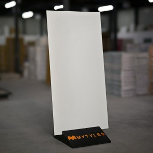 undefined-Vitrified Plain White Floor and Wall Tile Code30689 (600x1200mm, Matt)