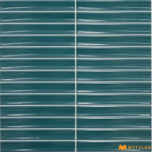 undefined-Ceramic Blue Kitkat Wall Tile Code33888 (300x300mm, Glossy)