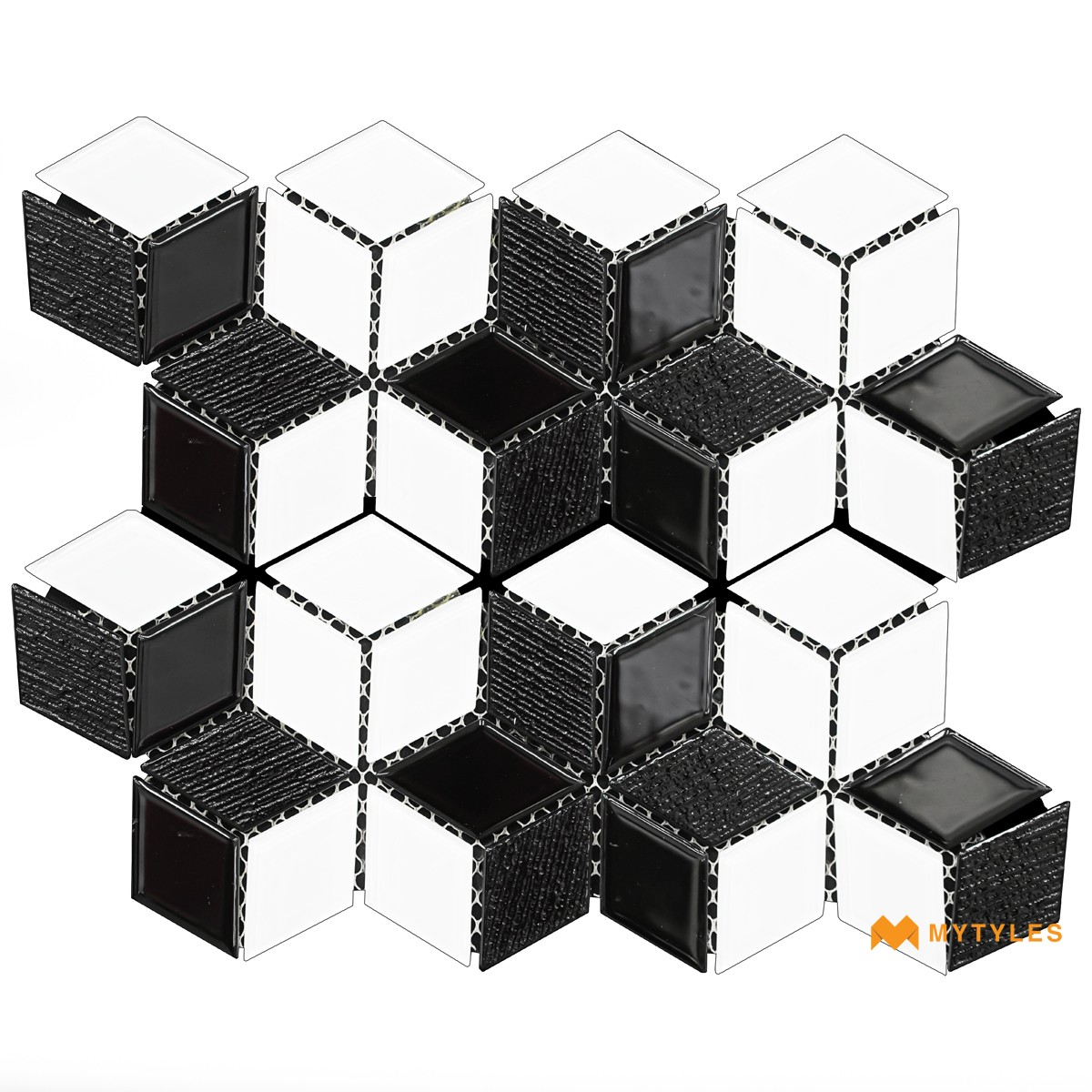 Buy 12x12in Imported Mosaic Floor and Wall Tile Code32725 Online