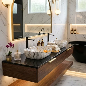 undefined-Ceramic White Table Top Wash Basin Code31876 (325x450x125mm, Glossy)