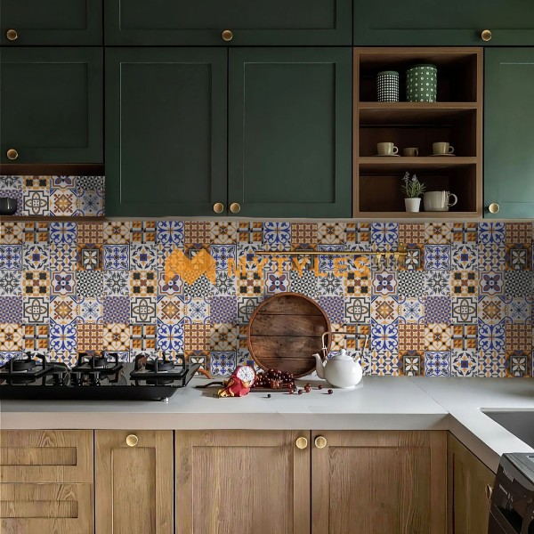 Buy 2 x 2 feet porcelain Moroccan code23441 | cobalt