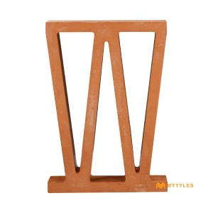 undefined-Terracotta DBLU Jali Code33315 (300x200mm, Matt)