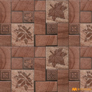 undefined-Porcelain Red Elevation Wall Tile Code29332 (300x450mm, Matt)
