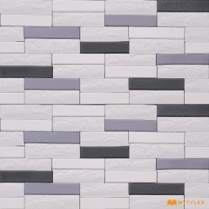 undefined-Ceramic White Elevation Wall Tile Code28447 (300x600mm, Matt)