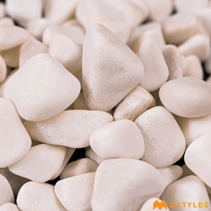 undefined-Pebble Stone Code-PEB-73-White (1Kg, Matt)