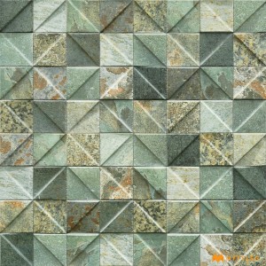 undefined-Ceramic Green Elevation Wall Tile Code33379 (300x600mm, Matt)