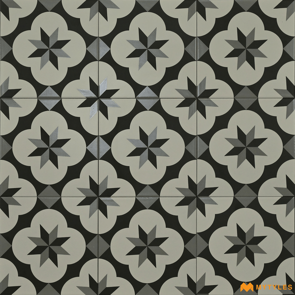 Moroccan Tiles-Ceramic Moroccan Tile Code19590 (200x200mm, Matt)