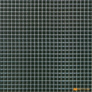 undefined-Ceramic Black Mosaic Wall Tile Code31440 (300x300mm, Glossy)