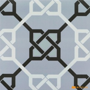 undefined-Vitrified Grey Moroccan Floor And Wall Tile Code26911 (300x300mm, Matt)
