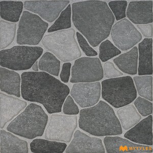 undefined-Vitrified Gray Digital Parking Floor and Wall Tile Code31045 (300x300mm, Matt)
