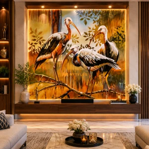 undefined-Poster Wall Tile -P-374 Code18331 (3x3 Feet, Glossy, 6Pcs)