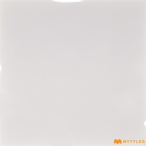 undefined-Vitrified Plain White Floor and Wall Tile Code25544 (600x600mm, Glossy)