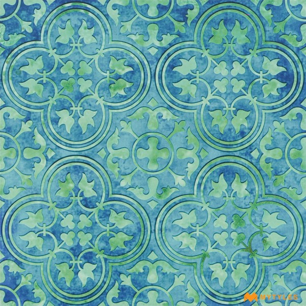 Moroccan Tiles-Ceramic Blue Moroccam Floor and Wall Tile Code28058 (300x300mm, Matt)