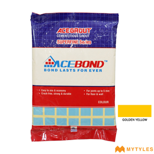undefined-Acebond Cementitious Grout ( 1kg, Golden Yellow)