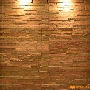 undefined-Natural Stone Wall Cladding Code16431 (150x600mm, Slate Stone)-MYT045