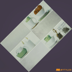 undefined-Ceramic Wall Tile Code24295 (300x450mm, Glossy)