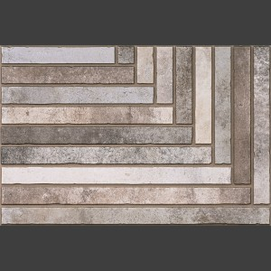 undefined-Imported Gray Geometric Floor and Wall Tile Code37157 (400x600mm, Matt)