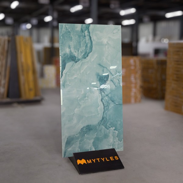 Glazed Vitrified-Vitrified Slab Tile Code16587 (600x1200mm, Glossy)