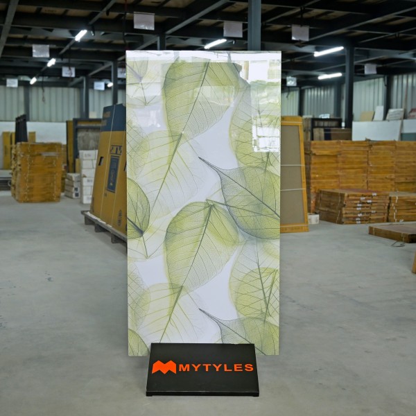 Tropical Tiles-Vitrified Green Tropical Wall Tile Code27844 (600x1200mm, Glossy)
