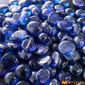 undefined-Pebble Stone Code-PEB-91-NavyBlue (1Kg, Glossy)