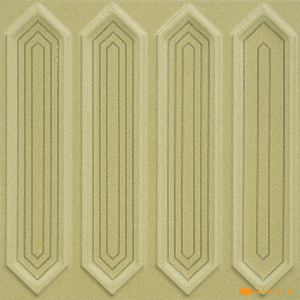 undefined-Ceramic Cream Picket Wall Tile Code26733 (300x300mm, Matt)