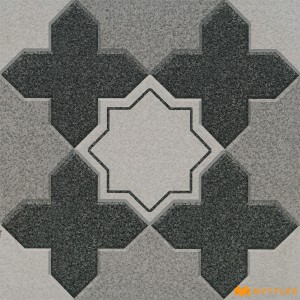 undefined-Vitrified Gray Digital Parking Floor and Wall Tile Code25210 (600x600mm, Matt)
