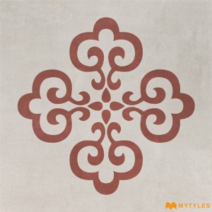 undefined-Ceramic White Moroccan Floor and Wall Tile Code35002B (300x300mm, Matt)