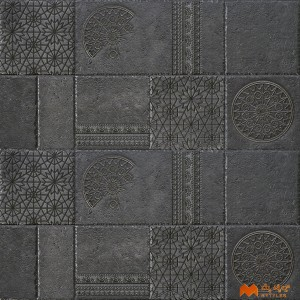 undefined-Ceramic Gray Elevation Wall Tile Code37599 (300x600mm, Matt)
