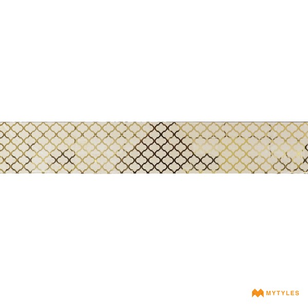 Highlighter Tiles-Vitrified Ivory Highlighter Wall Tile Code31516 (195x1200mm, Metallic)