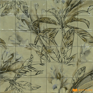 undefined-Ceramic Tropical Wall Tile Code24504 (300x600mm, Glossy)