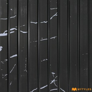 undefined-Black Louver Wall Panels Code34790 (6Inchx8Feet, Matt)