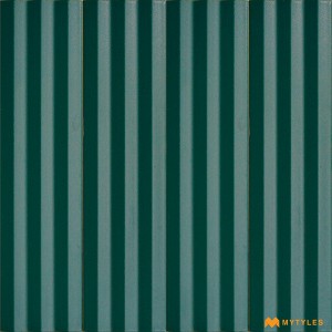 undefined-Green Fluted Wall Tile Code28868 (75x300mm, Matt)