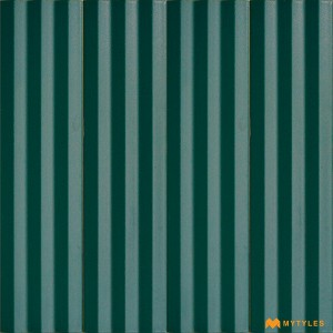 undefined-Green Fluted Wall Tile Code28868 (75x300mm, Matt)