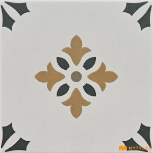 undefined-Vitrified Beige Moroccan Floor and Wall Tile Code38657HL2 (200x200mm, Matt)