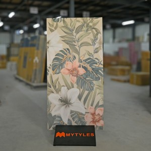 undefined-Vitrified Beige Tropical Floor and Wall Tile Code28047 (600x1200mm, Matt)