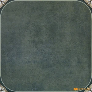 undefined-Green Octagonal Floor and Wall Tile Code38482 (600x600mm, Carving Matt)