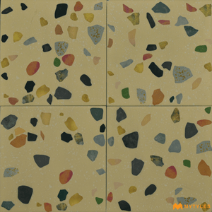 undefined-Ceramic Terrazzo Tile Code17332 (197x197mm, Matt)