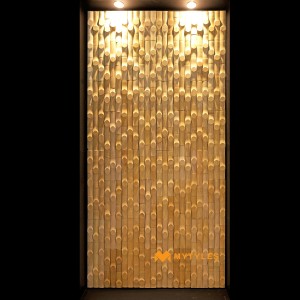undefined-Natural Stone Wall Cladding Code16438 (145x600mm, Stone) - Teak Bamboo