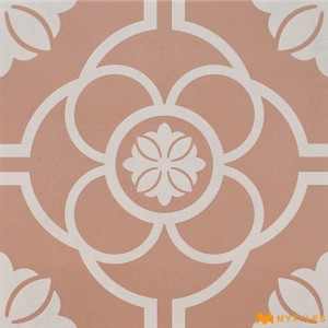 undefined-Ceramic Pink Moroccan Floor and Wall Tile Code35402 (300x300mm, Matt)
