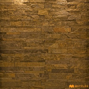 undefined-Natural Stone Wall Cladding Code16447 (150x600mm, Stone)  -  D Green