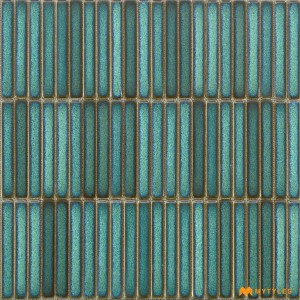 undefined-Ceramic Blue Kitkat Wall Tile Code34161 (300x300mm, Matt)