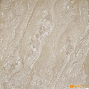undefined-Cream Double Charge Vitrified Floor and Wall Tile Code38864 (600x600mm, Glossy)