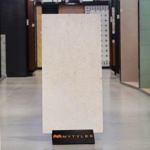 undefined-Vitrified Cream Floor and Wall Tile Code37081 (600x1200mm, Matt)