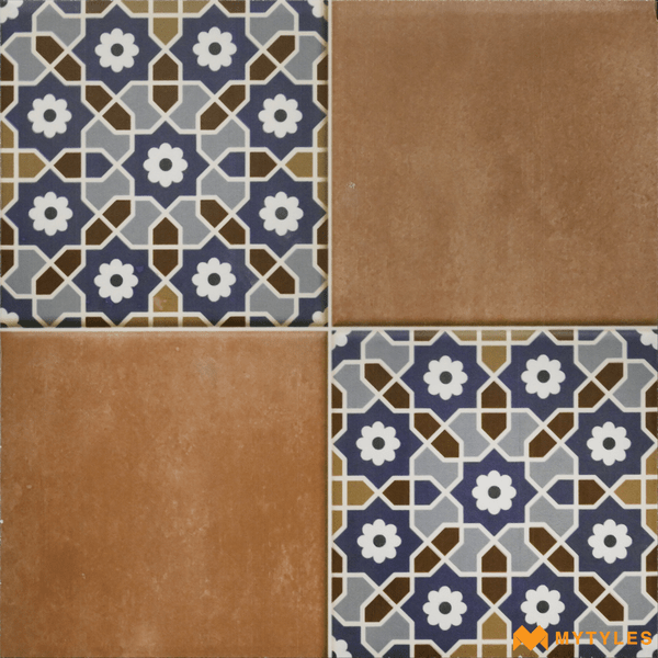 Moroccan Tiles-Ceramic Moroccan Tile Code3283 (300x300mm, Matt)