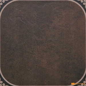 undefined-Vitrified Brown Digital Parking Floor and Wall Tile Code33535 (400x400mm, Matt)