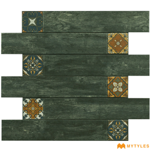 undefined-Porcelain Wooden Plank Tile Code18603 (150x900mm, Matt)