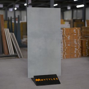 undefined-Vitrified Gray Floor and Wall Tile Code16808 (600x1200mm, Rustic)