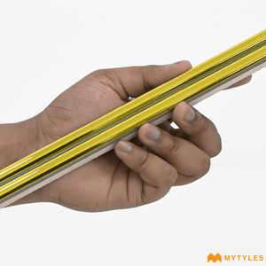 undefined-Ceramic Border Tile Code2383 (20x600mm, Metallic) KG53