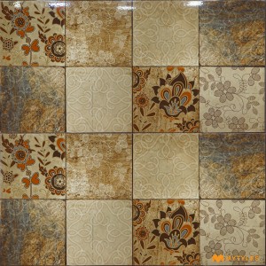 undefined-Ceramic Brown Wall Tile Code27722HL1 (300x600mm, Glossy)